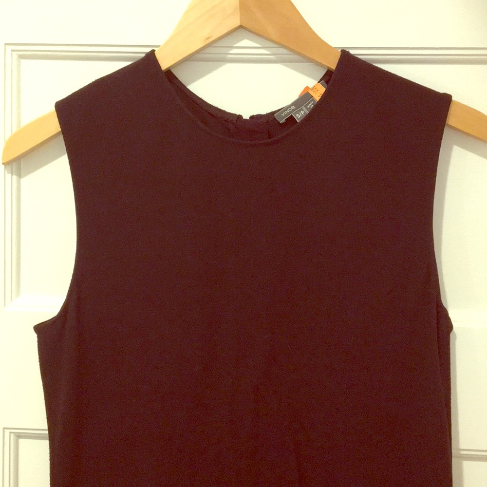Vince knit sheath in burgundy/ wine color size sm